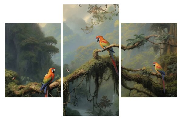 Tablou - Pădure tropicală (90x60 cm)
