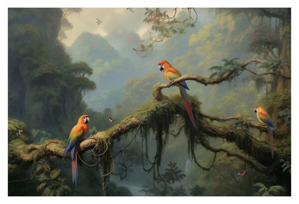 Tablou - Pădure tropicală (90x60 cm)
