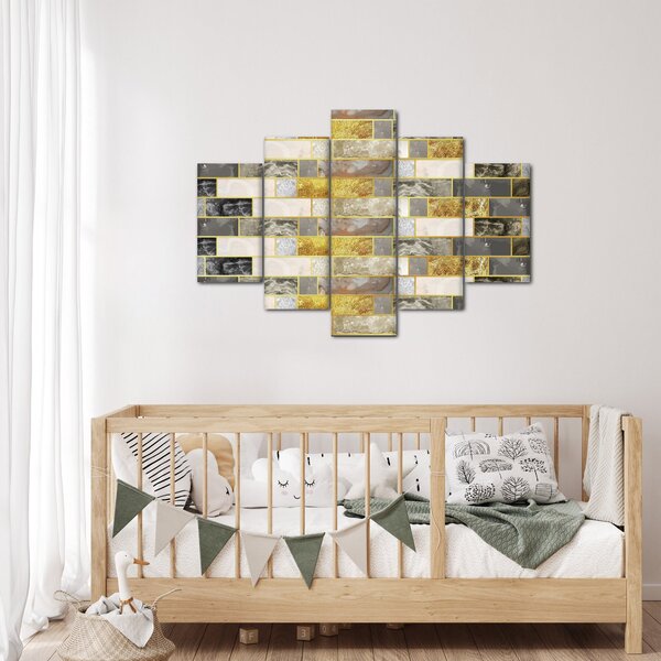 Tablou - Decor cu texturi (150x105 cm)