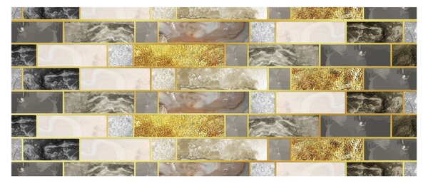 Tablou - Decor cu texturi (120x50 cm)