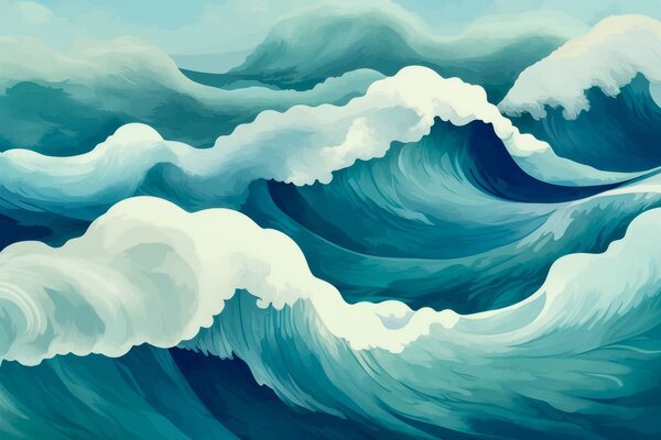 Tapet Curentele marine, Imagini de fundal unice, w05476 : Uwalls.ro
