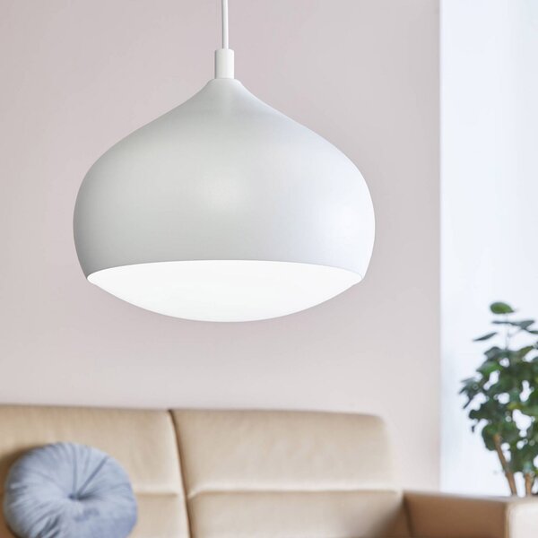 EGLO connect Comba-C lampă suspendată LED alb, reglabil, Alb, Camera de zi / sufragerie, Metal, Scandinavă