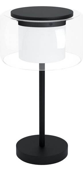 EGLO connect Briaglia-lampă de masă C LED, reglabil, Transparent, Camera de zi / sufragerie, Sticlă, Modern