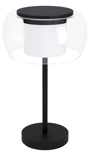 EGLO connect Briaglia-lampă de masă C LED, reglabil, Transparent, Camera de zi / sufragerie, Sticlă, Modern