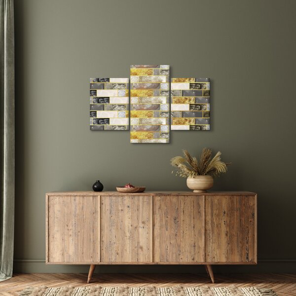 Tablou - Decor cu texturi (90x60 cm)