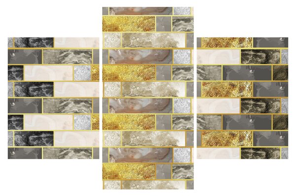 Tablou - Decor cu texturi (90x60 cm)
