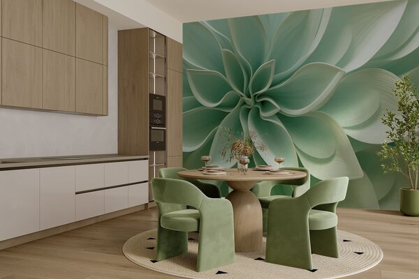 Tapet Geometria botanică, Imagini de fundal unice, w05559 : Uwalls.ro