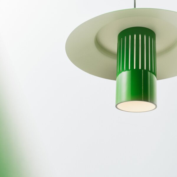 Lustră Pendul Pholc, Lille 24, reglabil, Verde, Bucătărie, Aluminiu, Design