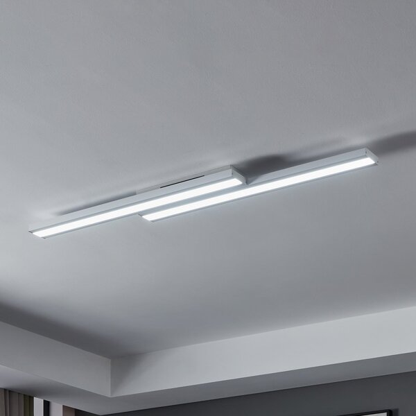 EGLO connect Saliteras-Z plafonieră LED alb, reglabil, Alb, Camera de zi / sufragerie, Metal, Modern