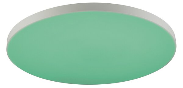 EGLO connect Turcona-Z LED plafonieră cu Ø 60 cm, reglabil, Alb, Camera de zi / sufragerie, Plastic