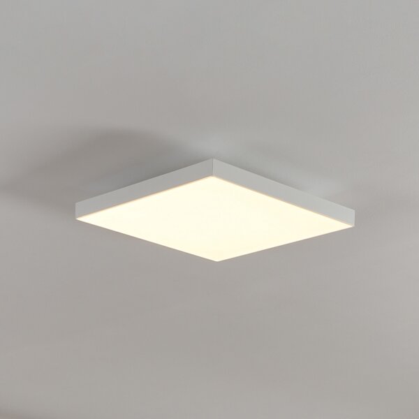 EGLO connect Turcona-Z LED plafonieră cu 45x45cm, reglabil, Alb, Camera de zi / sufragerie, Plastic