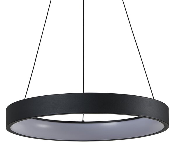 EGLO connect Marghera-Z lampă pendul LED, reglabil, Negru, Camera de zi / sufragerie, Metal, Modern