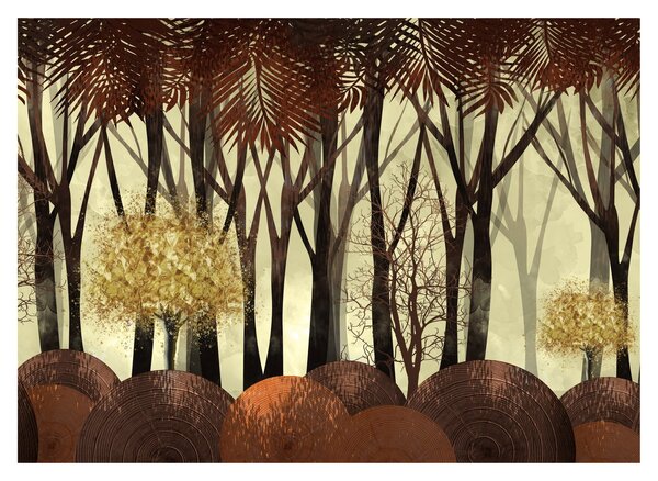 Tablou - Pădure decorativă (70x50 cm)