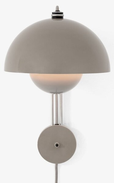 Lampă de perete &Tradition, Flowerpot VP8, Gri, Camera de zi, Metal, Design