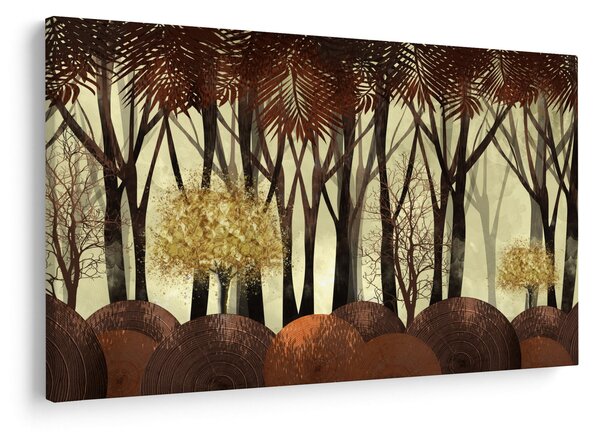 Tablou - Pădure decorativă (90x60 cm)