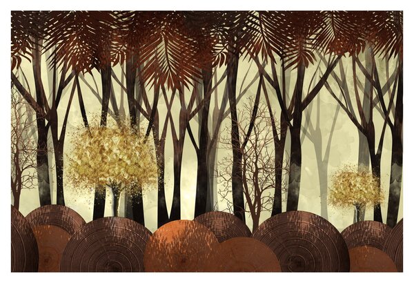 Tablou - Pădure decorativă (90x60 cm)