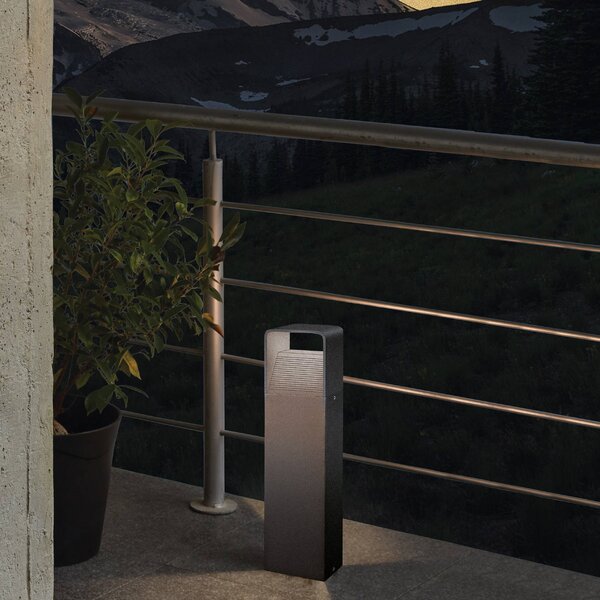 EGLO Lampă LED postament Doninni 1, antracit, h= 40 cm, Negru, Metal, Modern