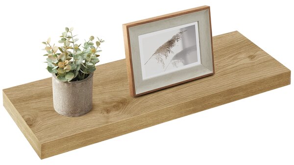Polita de perete plutitoare GROVE 60x20 cm, stejar artisan