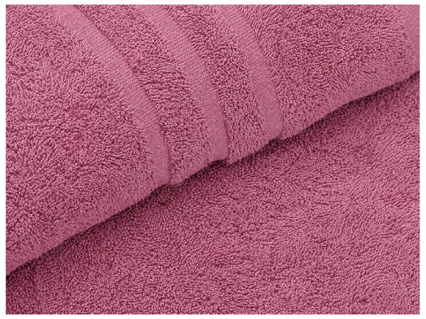 Prosop de baie CLASSIC COLOR 70 x 140 cm roz antic, 100% bumbac