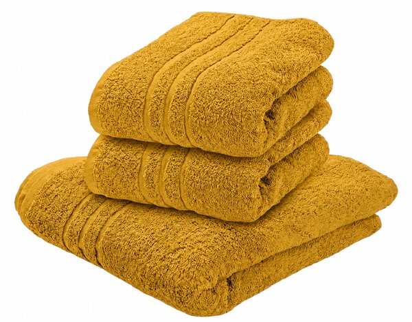 Prosop de baie CLASSIC COLOR 70 x 140 cm mustar, 100% bumbac