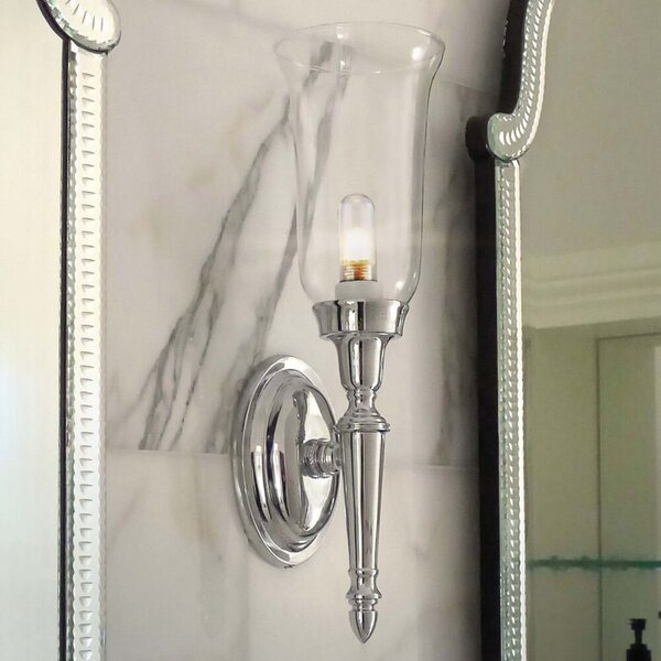 Elstead Lampă delicată de oglindă DRYDEN, reglabil, Metalic, Baie, Metal, Modern