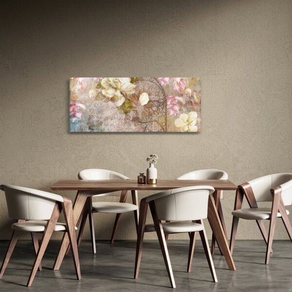 Tablou - Ornament de flori (120x50 cm)