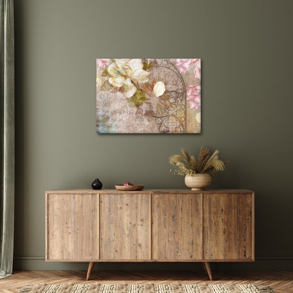 Tablou - Ornament de flori (70x50 cm)