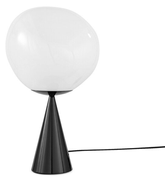 Lampă de masă Tom Dixon, Melt Cone Fat, reglabil, Negru, Camera de zi, Metal, Design