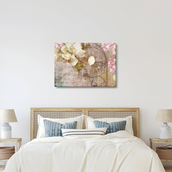 Tablou - Ornament de flori (70x50 cm)