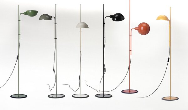 Lampadar MARSET, Funiculí, Galben, Camera de zi, Metal, Design