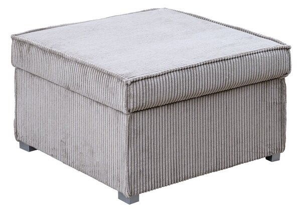 Taburet bej SMART COSARO cu spatiu de depozitare 65x65 cm