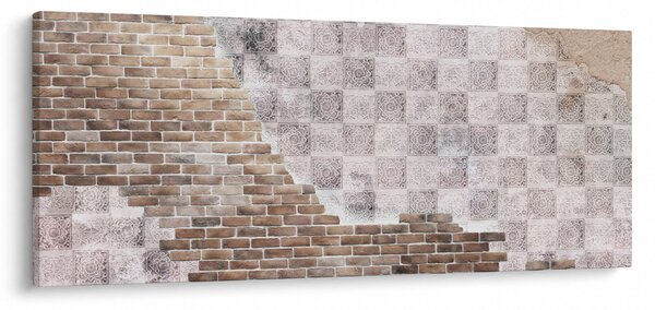 Tablou - Perete de cărămidă (120x50 cm)