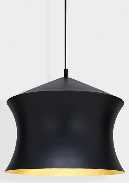 Lustră Pendul Tom Dixon, Beat, reglabil, Negru, Camera de zi, Alamă, Design