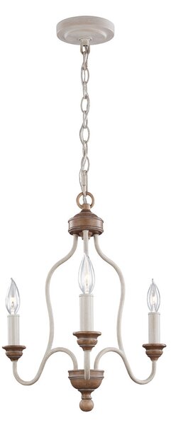 FEISS Hartsville - candelabru design farmhouse, reglabil, Alb, Camera de zi / sufragerie, Metal, Casă de țară / Rustic, Candelabru