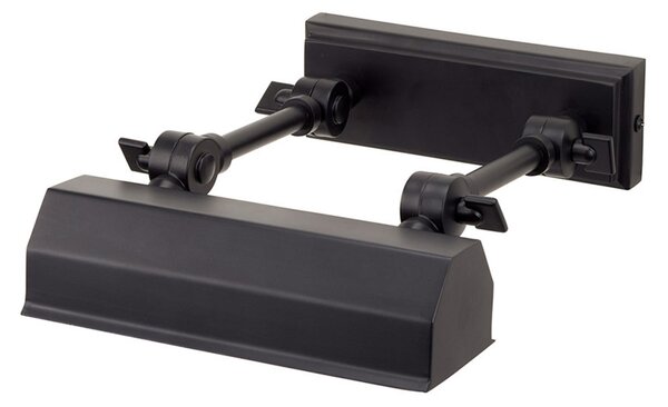 Elstead Aplică tablou Chawton, negru 18,2 cm, reglabil, Negru, Camera de zi / sufragerie, Metal, Antichitate