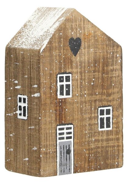 Casa de zăpadă decorare 12cm narural