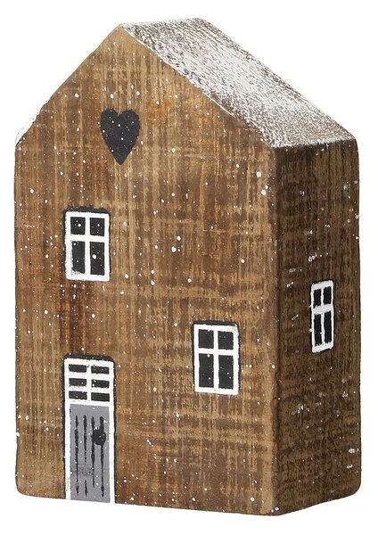 Casa de zăpadă decorare 12cm narural