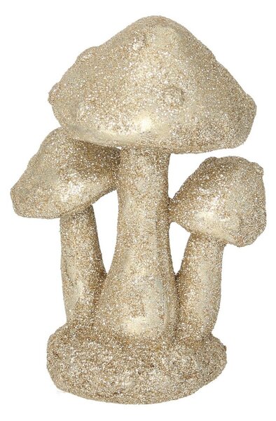 Decoracja Golden Mushroom 12cm