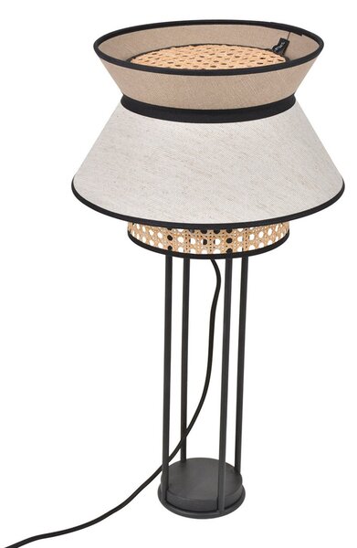 Lampă de masă MARKET SET, Singapour DBL, Bej, Camera de zi, Țesătură / Textil, Design