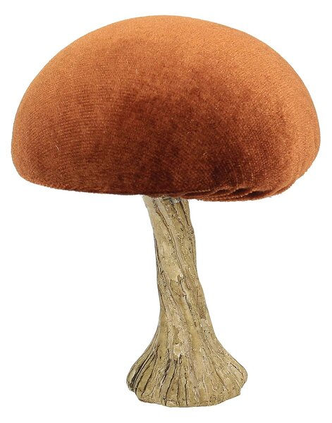 Decorațiuni Velvet Mushroom 10 cm orange