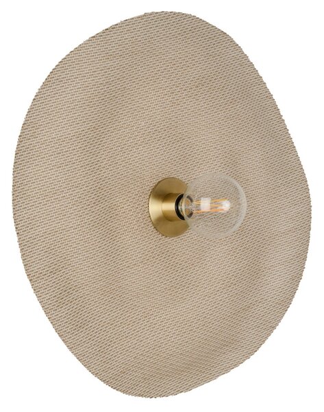 Lampă de perete MARKET SET, Rivage M, reglabil, Bej, Camera de zi, Țesătură / Textil, Design