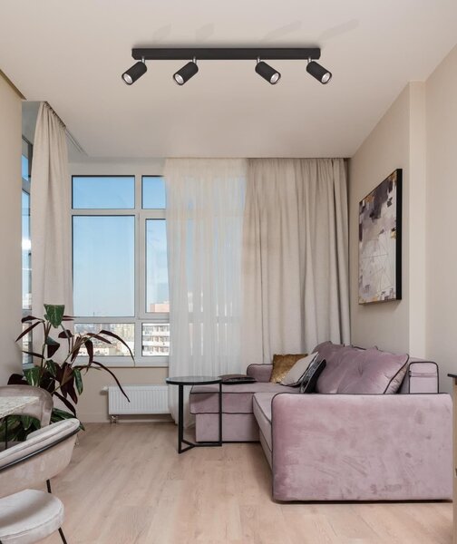 Kaja Monti lampă de tavan 4x10 W negru K-4554