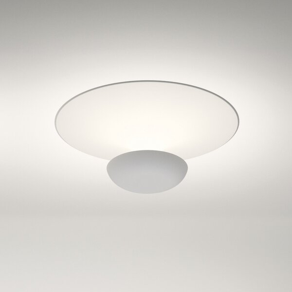 Plafoniere Vibia, Funnel, reglabil, Alb, Camera de zi, Metal, Design