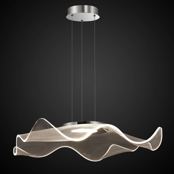 Altavola Design Velo lampă suspendată 1x30 W crom-transparent LA101/P2_chrom
