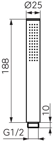 FDesign Inula duș de mână auriu FD8-107-55