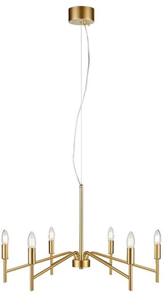 Markslöjd Monarch lampă suspendată 6x18 W auriu 108210