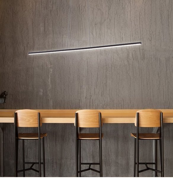 Altavola Design Linea lampă suspendată 1x15 W negru LA089/P_120_4k_black