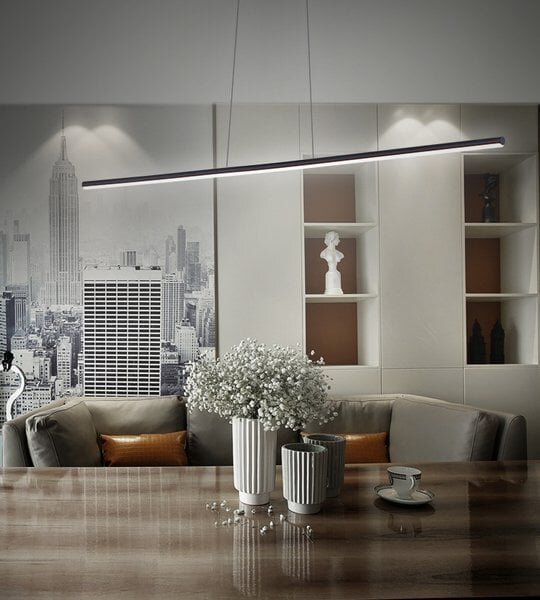 Altavola Design Linea lampă suspendată 1x15 W negru LA089/P_120_4k_black