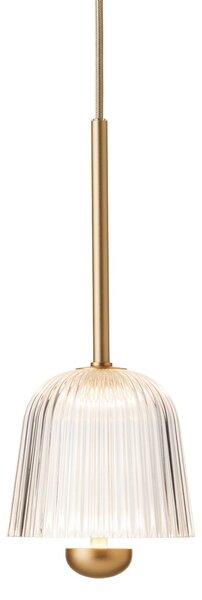 Lustră Pendul Nuura Aps, Asteea, reglabil, Auriu / Alamă, Camera de zi, Metal, Scandinavă