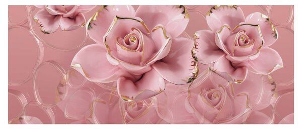 Tablou - Decor floral (120x50 cm)